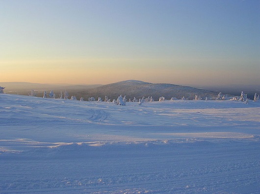 530x397 View from top of levi fell Lapland