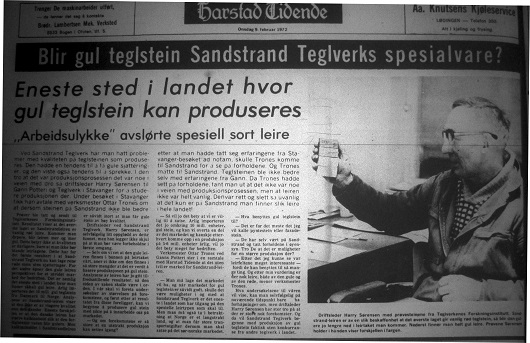 530x343 1972 02 08 Harstad tidende sandstrand teglverk Solbakk