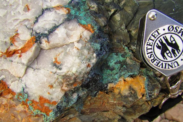 Cu mineralization