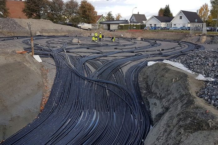 GeoTermos under bygging Drammen Eiendom KF