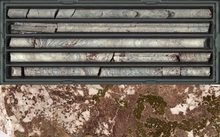 Kasse med kjerner foto NGU